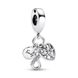 Infinity, Disc And Heart Dangle