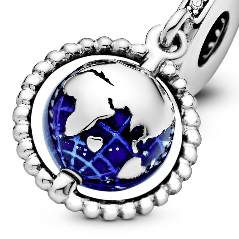 Globe Silver Dangle