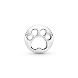 Paw Sterling Silver Charm