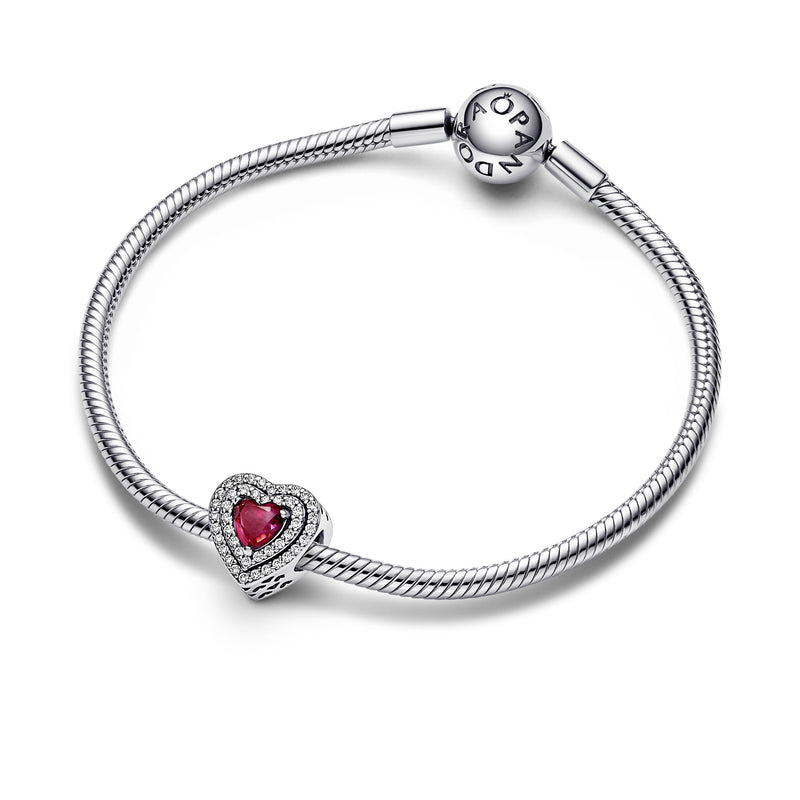Heart Silver Charm