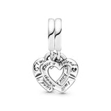 Sister Hearts Split Dangle