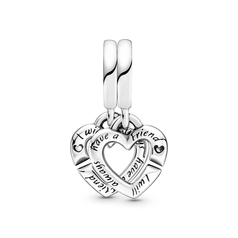 Sister Hearts Split Dangle