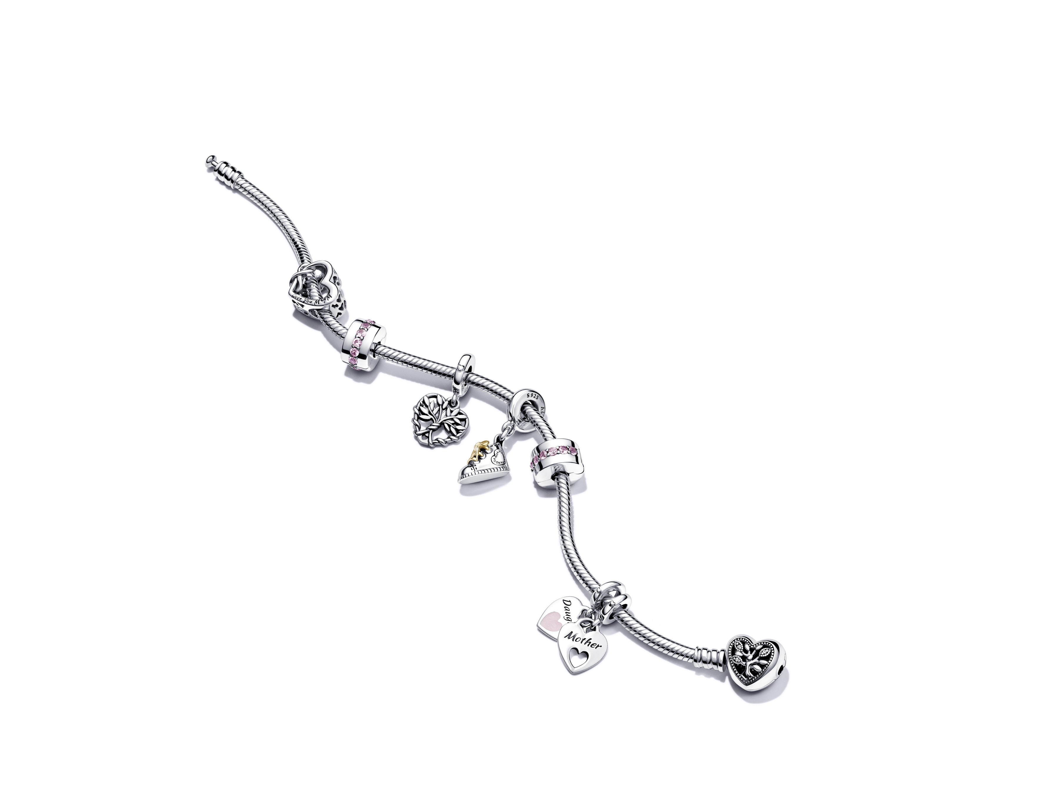 Family Tree Sterling Silver Dangle