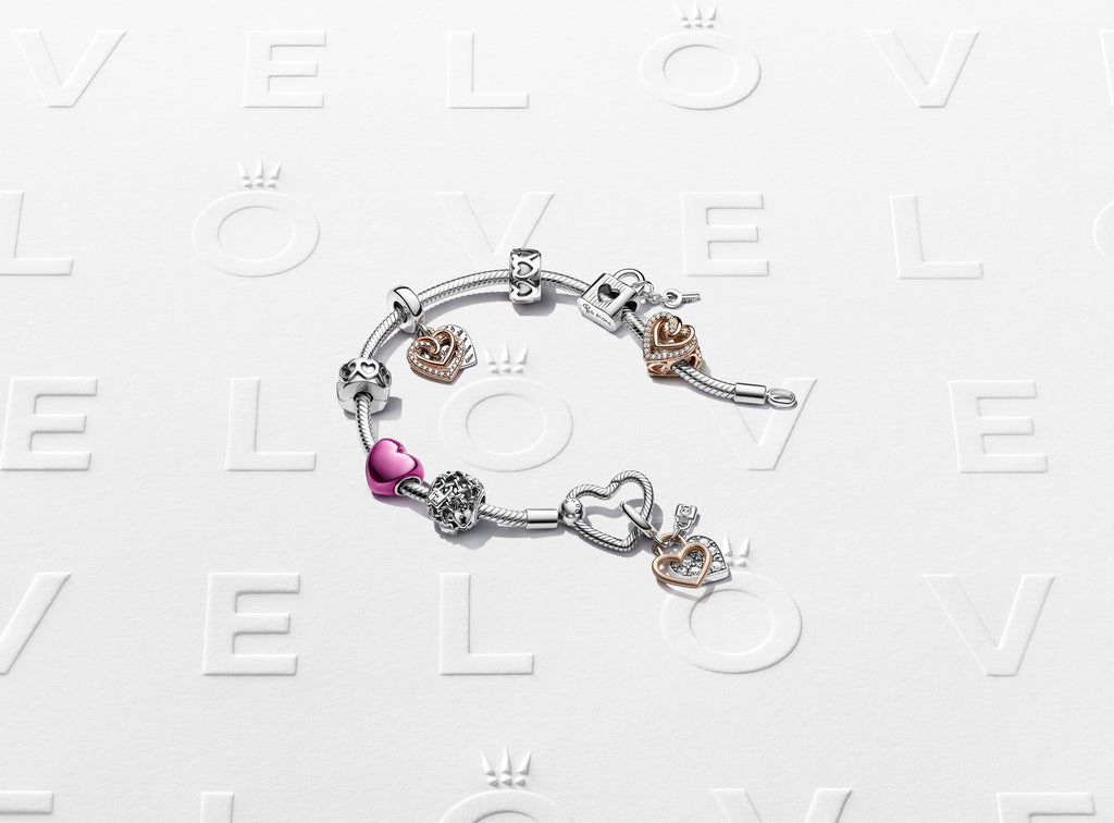 Love Padlock And Key Charm – Pandora Shop Lebanon