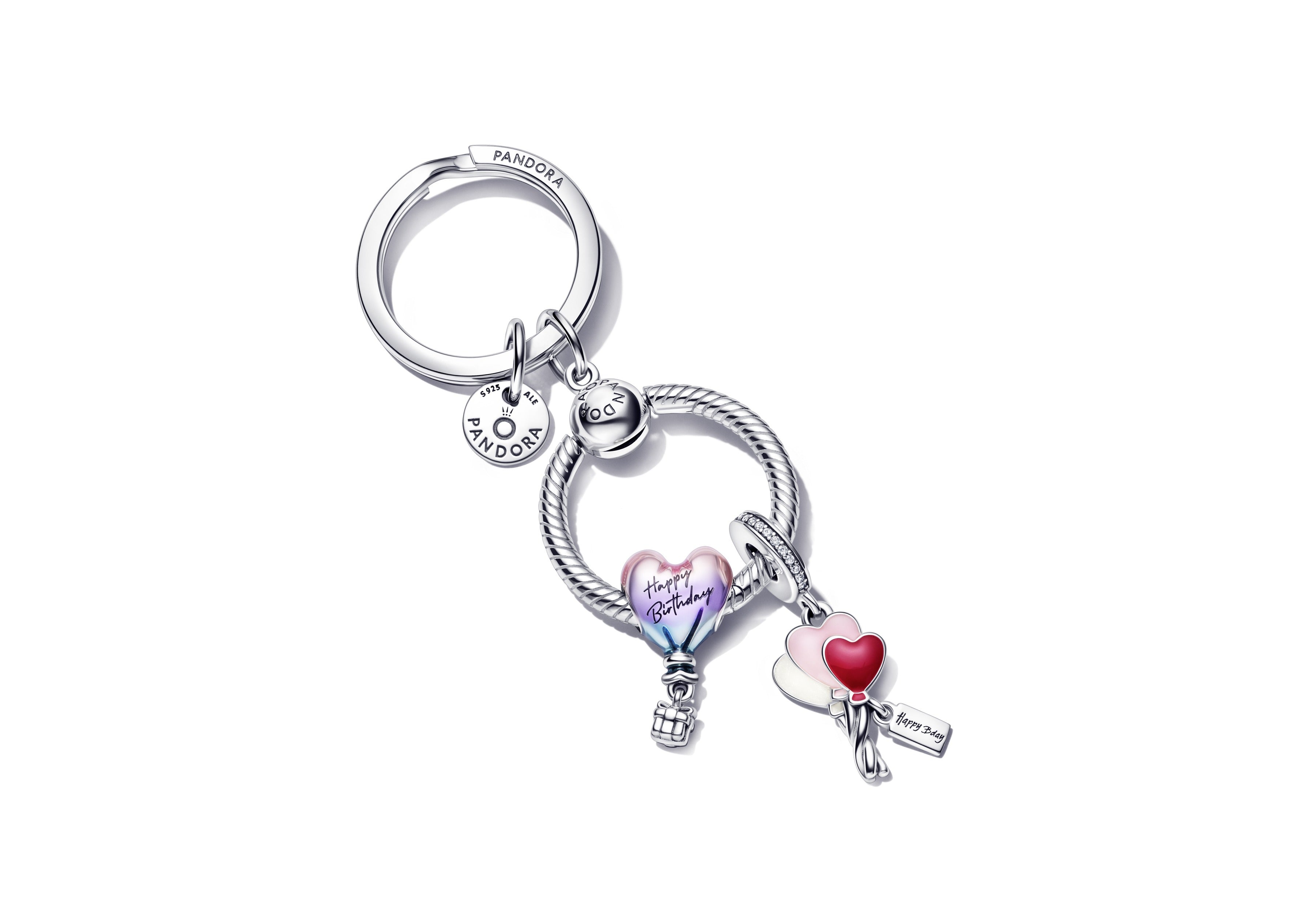 Balloons Silver Dangle