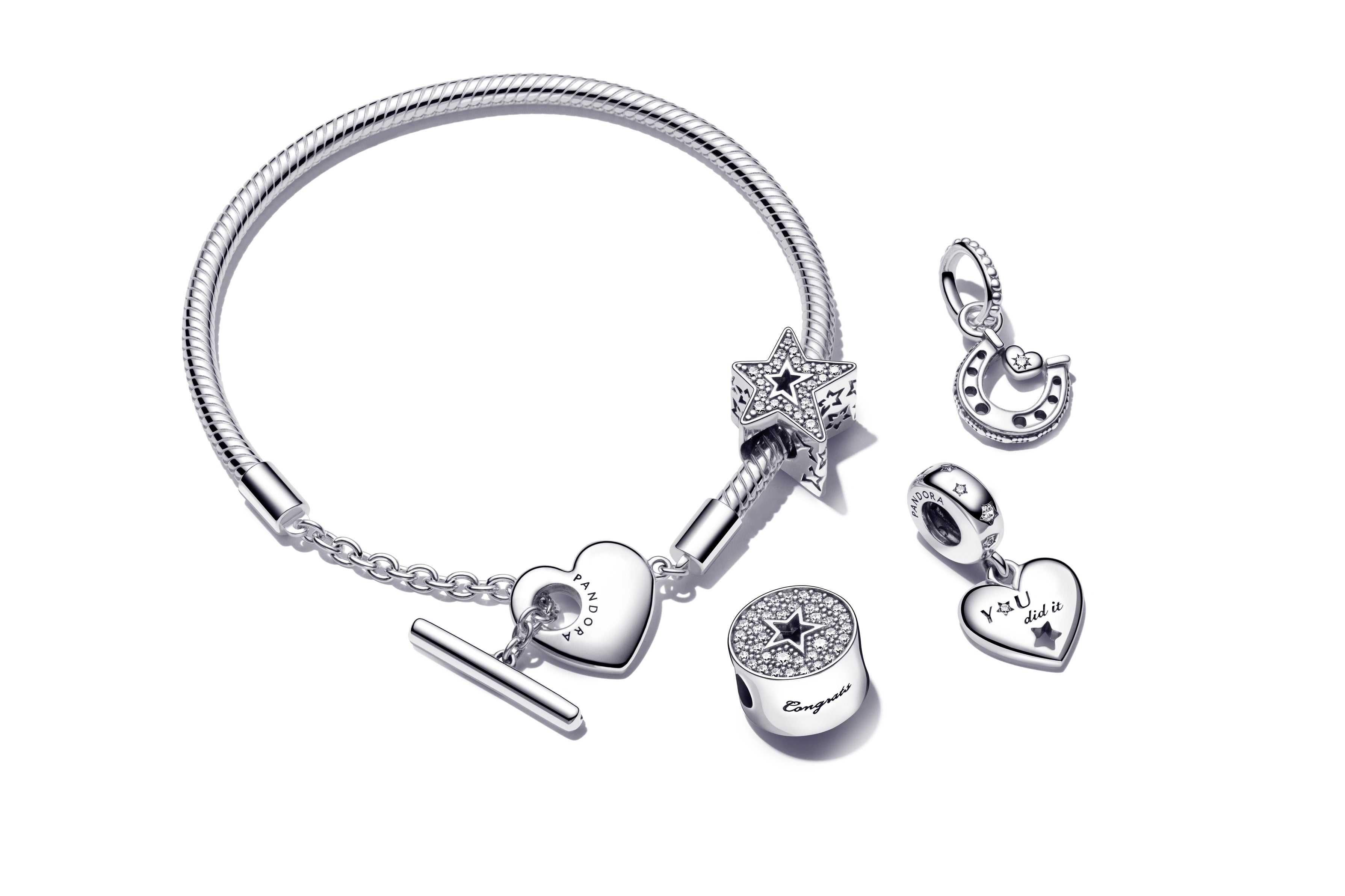 Horseshoe And Heart Dangle