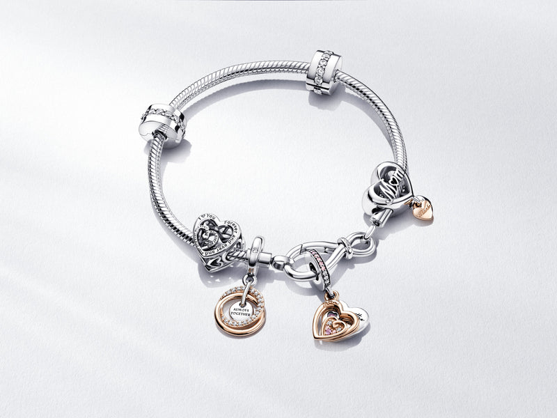 Double Heart Dangle