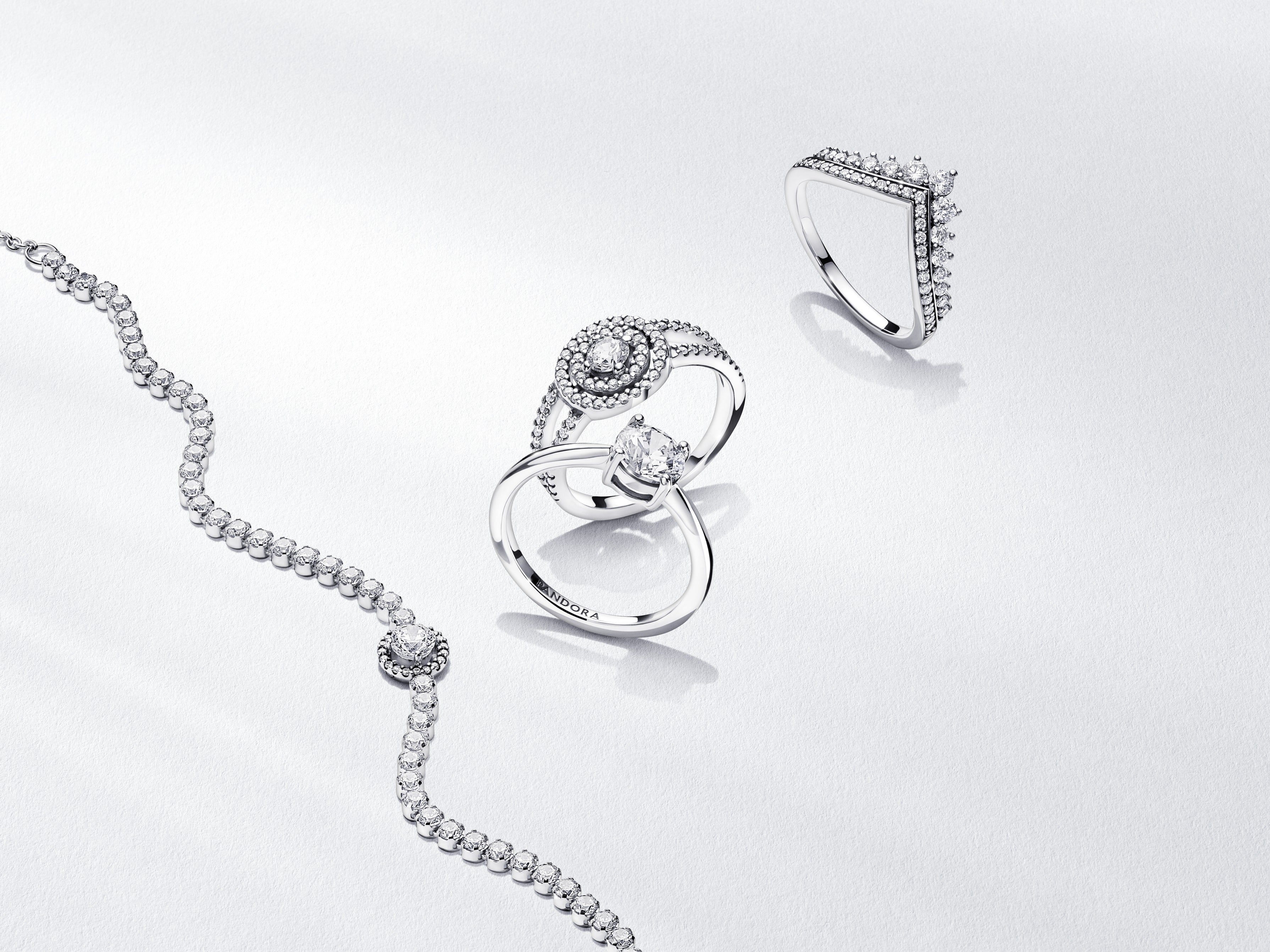 Bracelet With Clear Cubic Zirconia