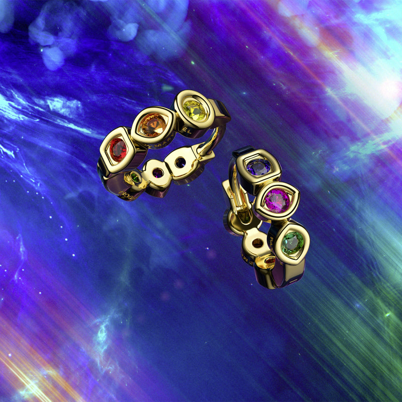 Marvel The Avengers Infinity Stones Hoop Earrings Pandora Shop